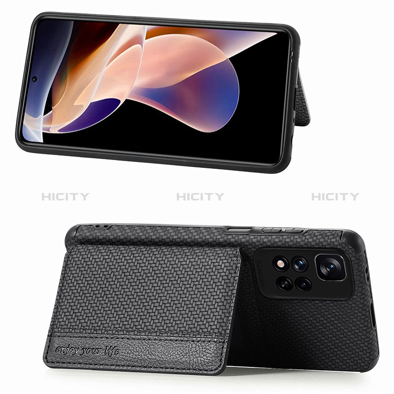 Coque Ultra Fine Silicone Souple Housse Etui avec Aimante Magnetique S03D pour Xiaomi Poco X4 NFC Plus