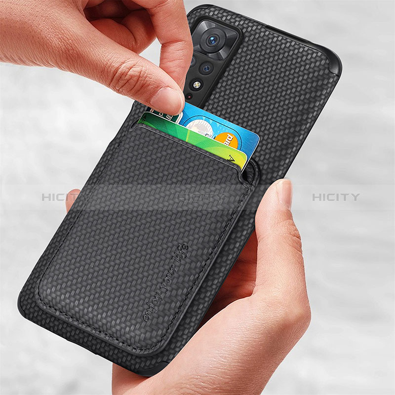 Coque Ultra Fine Silicone Souple Housse Etui avec Aimante Magnetique S03D pour Xiaomi Redmi Note 11 Pro 4G Plus