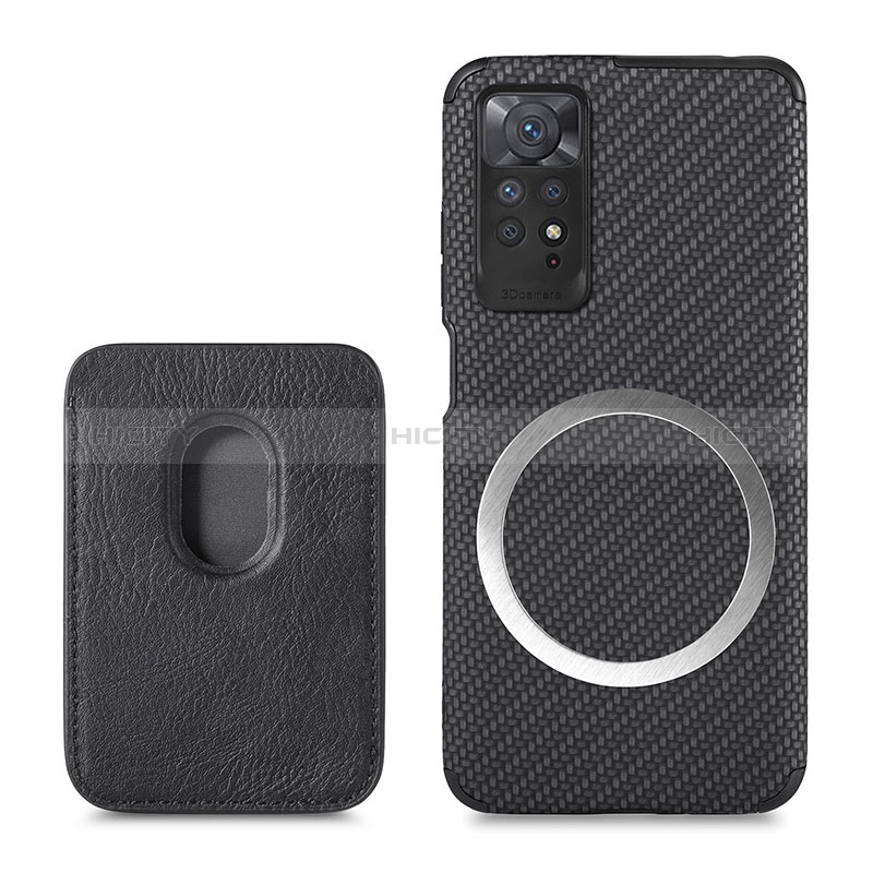 Coque Ultra Fine Silicone Souple Housse Etui avec Aimante Magnetique S03D pour Xiaomi Redmi Note 12 Pro 4G Plus