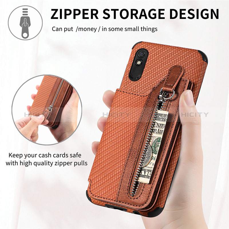 Coque Ultra Fine Silicone Souple Housse Etui avec Aimante Magnetique S03D pour Xiaomi Redmi Note 9 Pro Max Plus