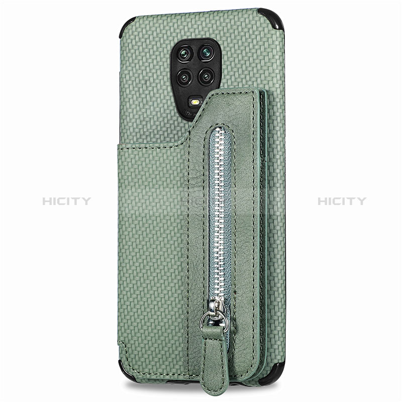 Coque Ultra Fine Silicone Souple Housse Etui avec Aimante Magnetique S03D pour Xiaomi Redmi Note 9 Pro Max Vert Plus