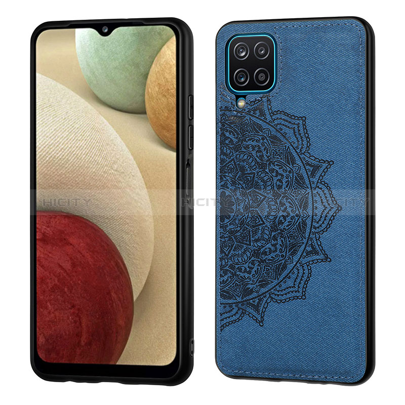 Coque Ultra Fine Silicone Souple Housse Etui avec Aimante Magnetique S04D pour Samsung Galaxy A12 Plus