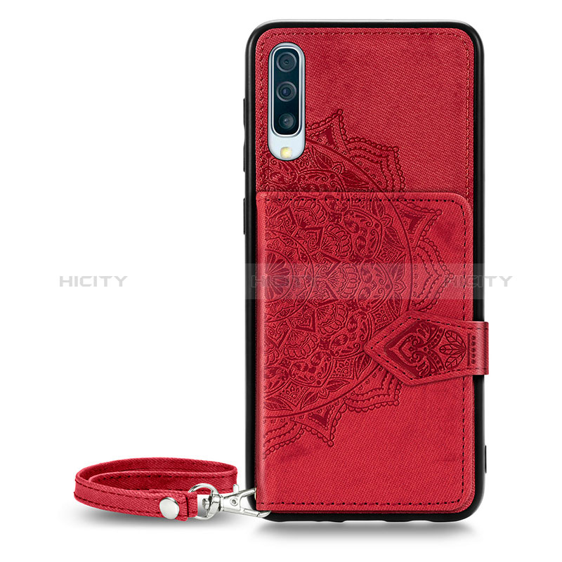 Coque Ultra Fine Silicone Souple Housse Etui avec Aimante Magnetique S04D pour Samsung Galaxy A50 Plus