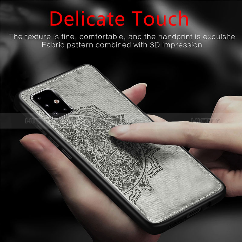 Coque Ultra Fine Silicone Souple Housse Etui avec Aimante Magnetique S04D pour Samsung Galaxy A71 4G A715 Plus