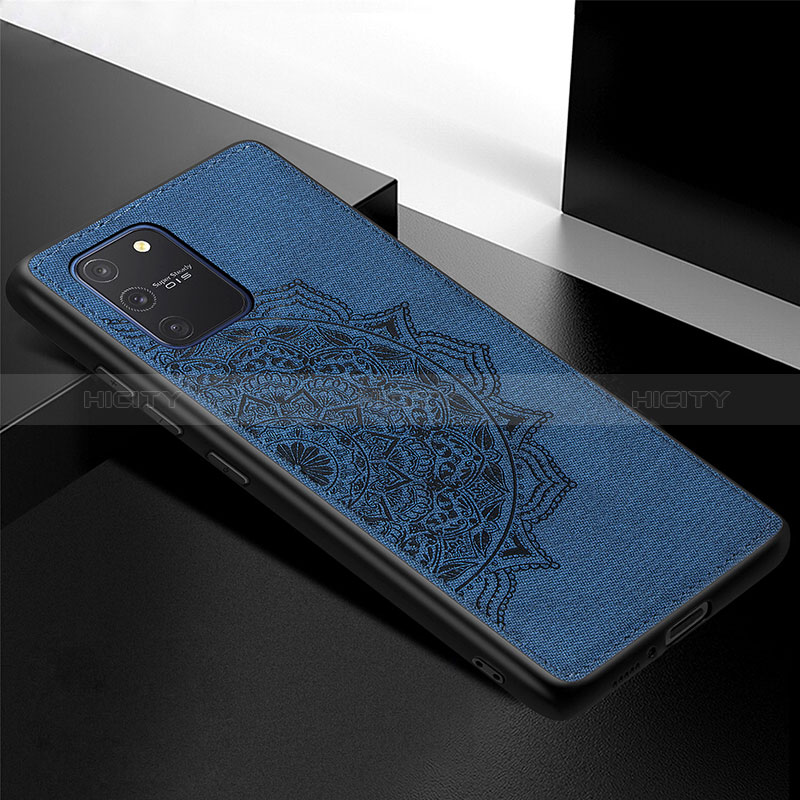 Coque Ultra Fine Silicone Souple Housse Etui avec Aimante Magnetique S04D pour Samsung Galaxy A91 Plus