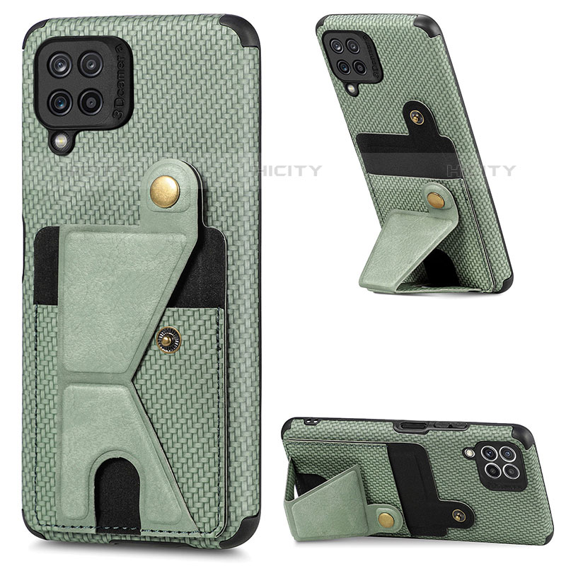 Coque Ultra Fine Silicone Souple Housse Etui avec Aimante Magnetique S04D pour Samsung Galaxy M32 4G Plus