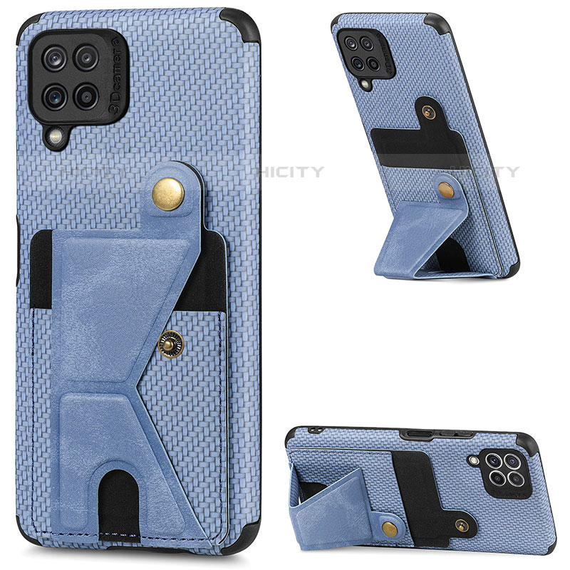 Coque Ultra Fine Silicone Souple Housse Etui avec Aimante Magnetique S04D pour Samsung Galaxy M32 4G Plus