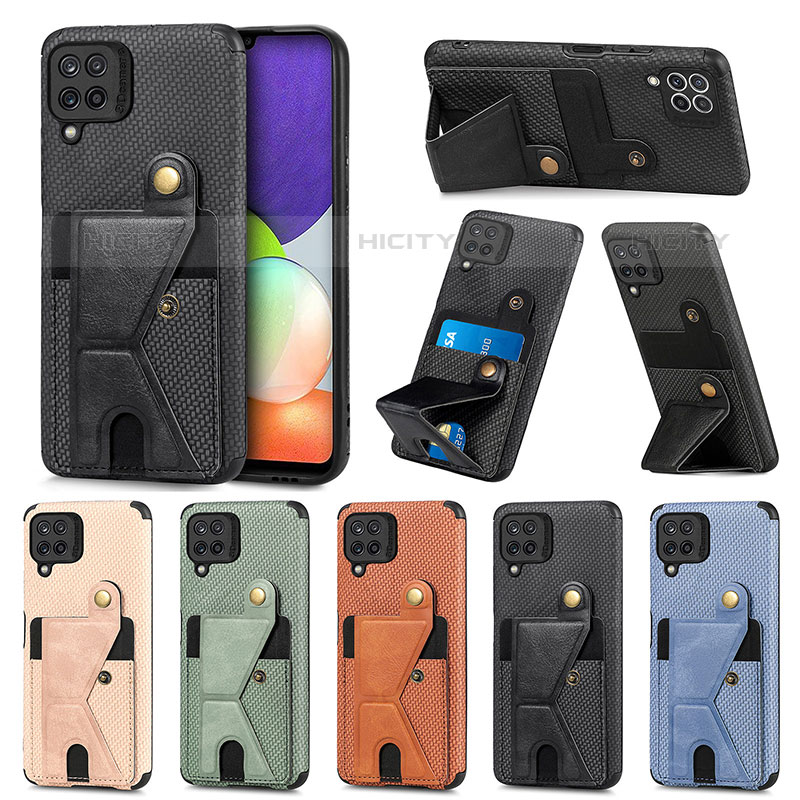 Coque Ultra Fine Silicone Souple Housse Etui avec Aimante Magnetique S04D pour Samsung Galaxy M32 4G Plus