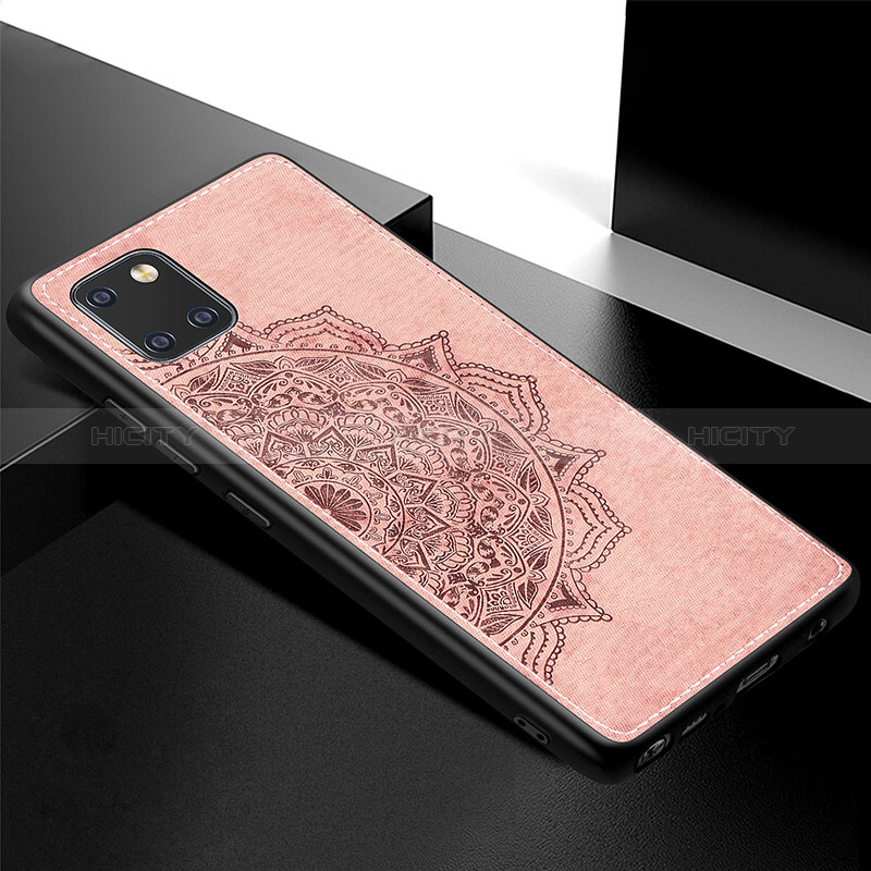 Coque Ultra Fine Silicone Souple Housse Etui avec Aimante Magnetique S04D pour Samsung Galaxy M60s Or Rose Plus