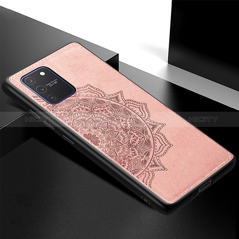 Coque Ultra Fine Silicone Souple Housse Etui avec Aimante Magnetique S04D pour Samsung Galaxy S10 Lite Or Rose Plus