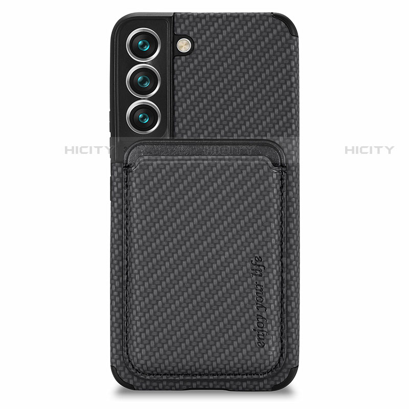 Coque Ultra Fine Silicone Souple Housse Etui avec Aimante Magnetique S04D pour Samsung Galaxy S21 FE 5G Plus