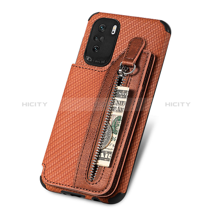 Coque Ultra Fine Silicone Souple Housse Etui avec Aimante Magnetique S04D pour Xiaomi Poco F3 5G Plus