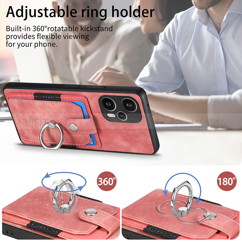 Coque Ultra Fine Silicone Souple Housse Etui avec Aimante Magnetique S04D pour Xiaomi Poco F5 5G Plus