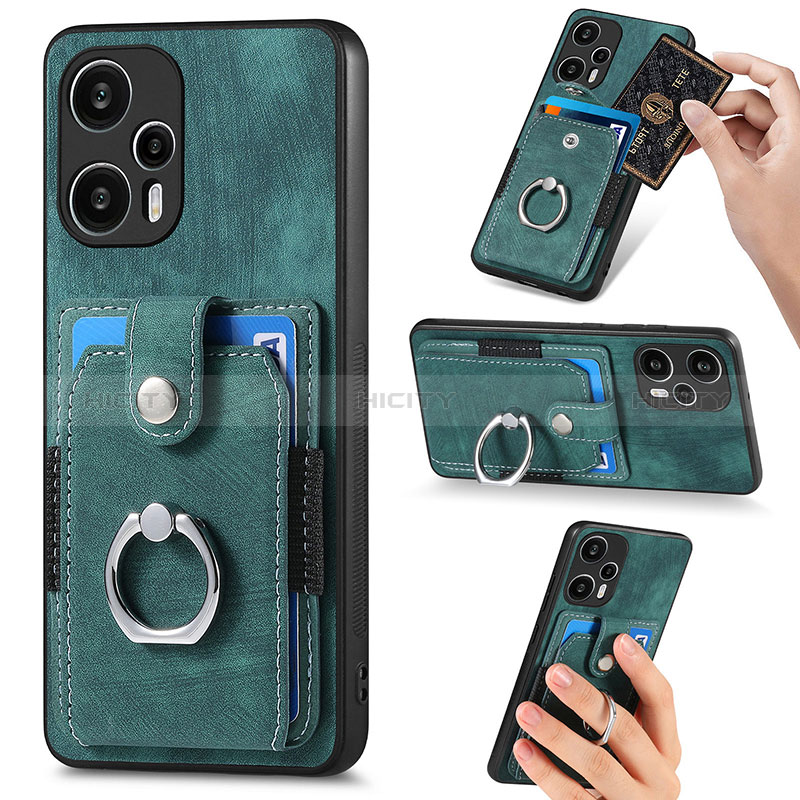 Coque Ultra Fine Silicone Souple Housse Etui avec Aimante Magnetique S04D pour Xiaomi Poco F5 5G Plus