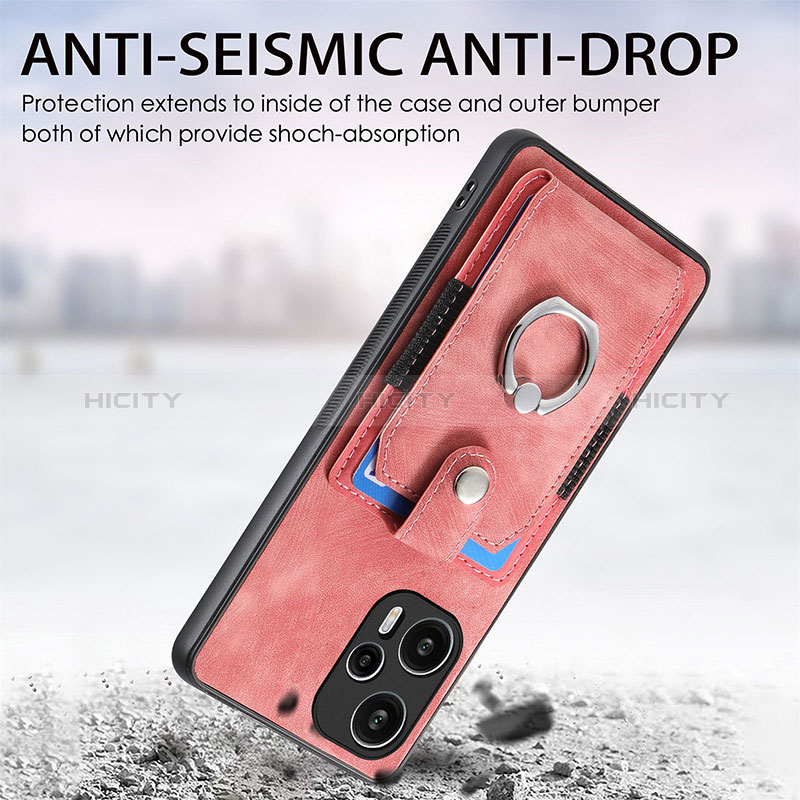 Coque Ultra Fine Silicone Souple Housse Etui avec Aimante Magnetique S04D pour Xiaomi Poco F5 5G Plus