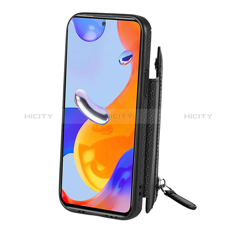 Coque Ultra Fine Silicone Souple Housse Etui avec Aimante Magnetique S04D pour Xiaomi Redmi Note 11 Pro 5G Plus