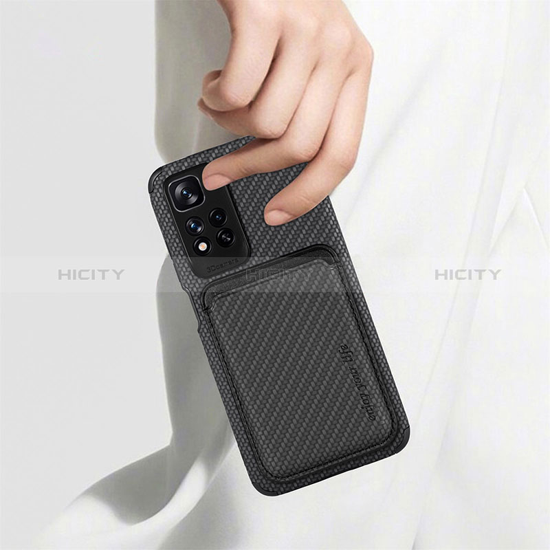 Coque Ultra Fine Silicone Souple Housse Etui avec Aimante Magnetique S04D pour Xiaomi Redmi Note 11 Pro+ Plus 5G Plus