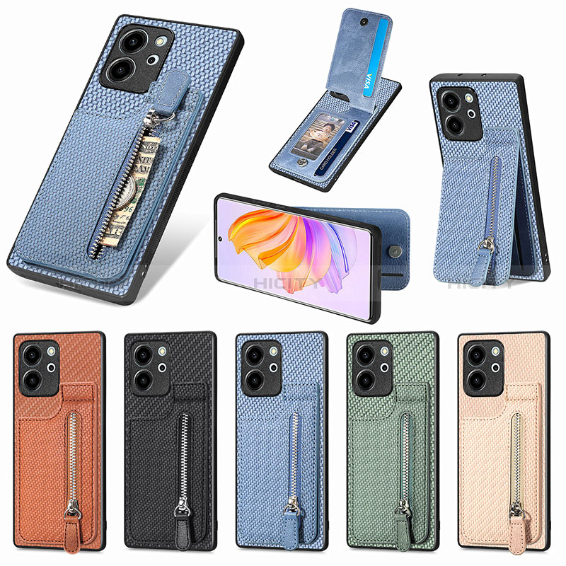 Coque Ultra Fine Silicone Souple Housse Etui avec Aimante Magnetique S05D pour Huawei Honor 80 SE 5G Plus