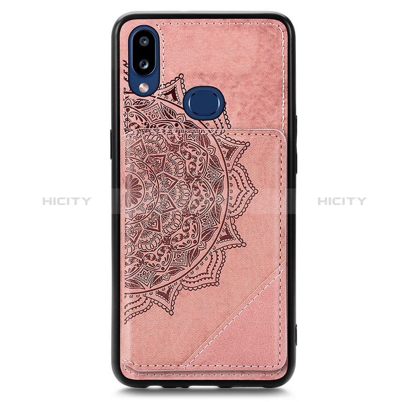 Coque Ultra Fine Silicone Souple Housse Etui avec Aimante Magnetique S05D pour Samsung Galaxy A10s Or Rose Plus