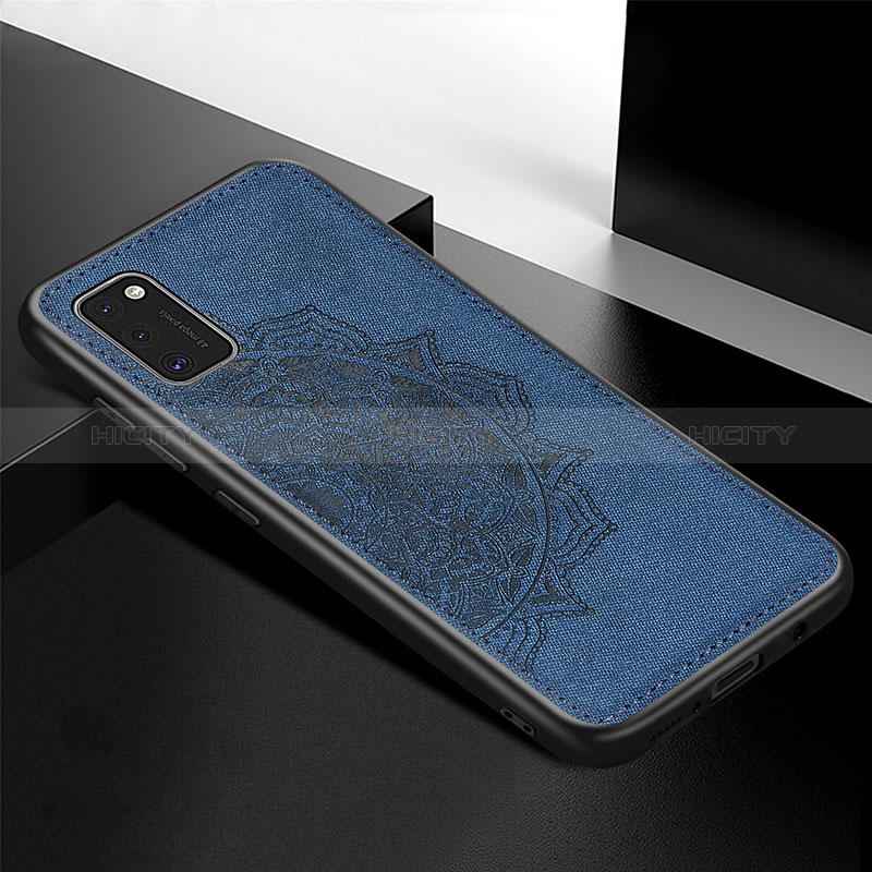 Coque Ultra Fine Silicone Souple Housse Etui avec Aimante Magnetique S05D pour Samsung Galaxy A41 Plus