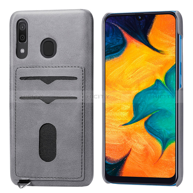 Coque Ultra Fine Silicone Souple Housse Etui avec Aimante Magnetique S05D pour Samsung Galaxy M10S Plus