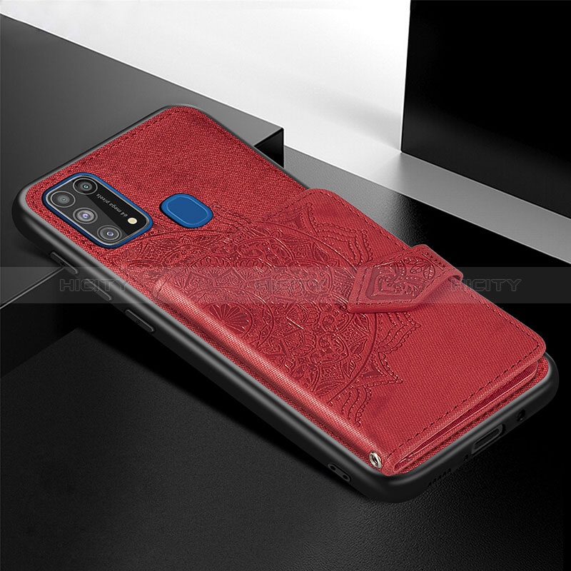 Coque Ultra Fine Silicone Souple Housse Etui avec Aimante Magnetique S05D pour Samsung Galaxy M31 Prime Edition Plus