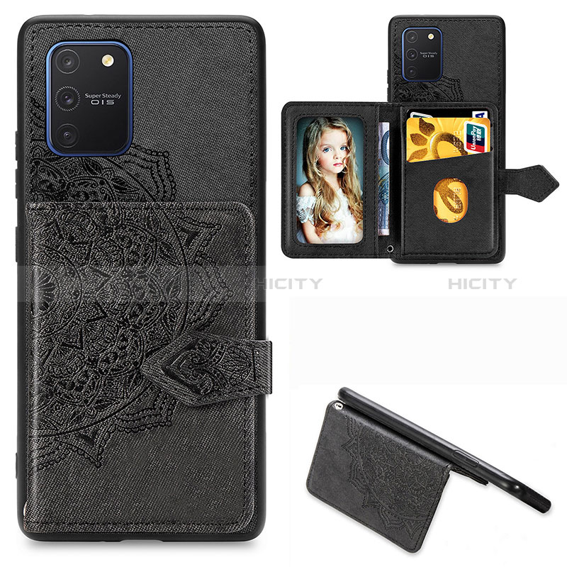 Coque Ultra Fine Silicone Souple Housse Etui avec Aimante Magnetique S05D pour Samsung Galaxy M80S Noir Plus