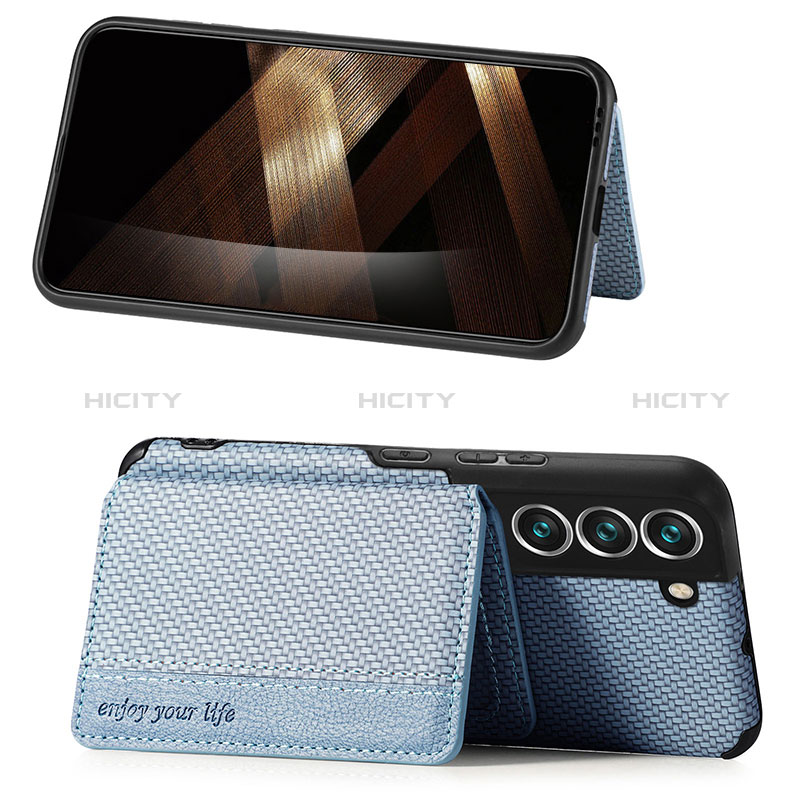 Coque Ultra Fine Silicone Souple Housse Etui avec Aimante Magnetique S05D pour Samsung Galaxy S24 5G Plus