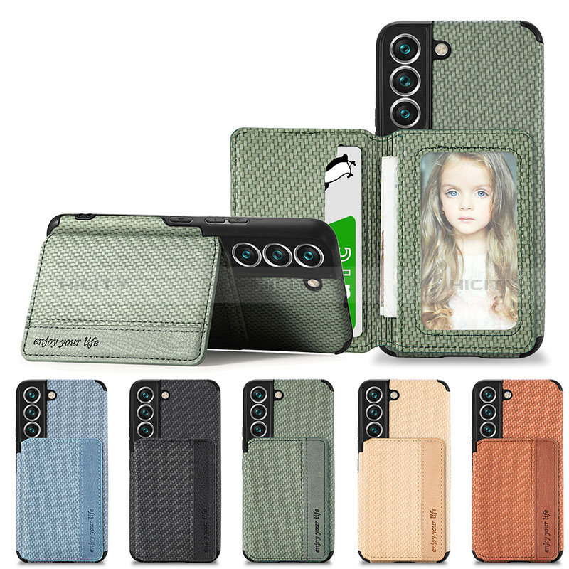 Coque Ultra Fine Silicone Souple Housse Etui avec Aimante Magnetique S05D pour Samsung Galaxy S25 5G Plus