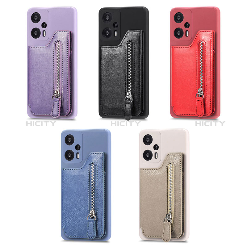 Coque Ultra Fine Silicone Souple Housse Etui avec Aimante Magnetique S05D pour Xiaomi Poco F5 5G Plus