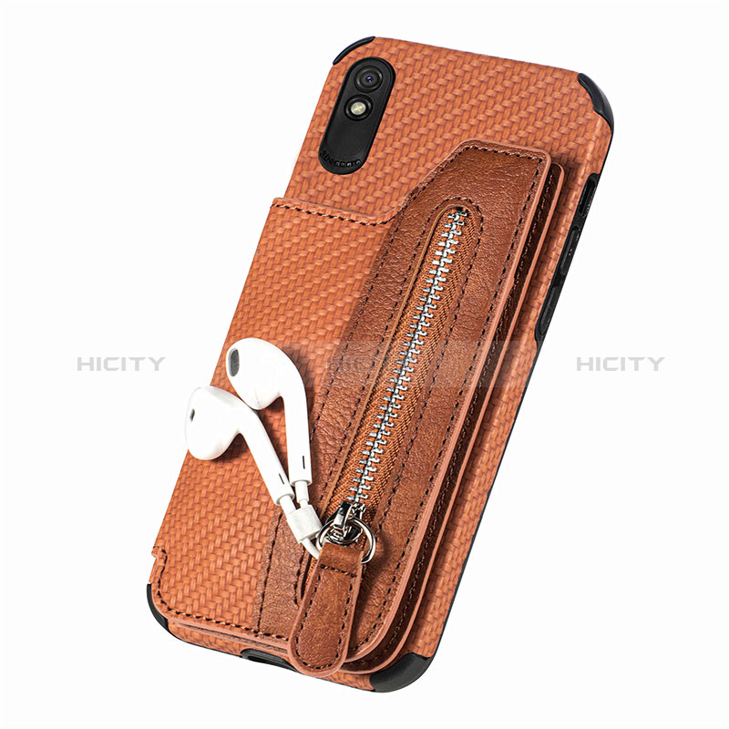 Coque Ultra Fine Silicone Souple Housse Etui avec Aimante Magnetique S05D pour Xiaomi Redmi 9AT Plus