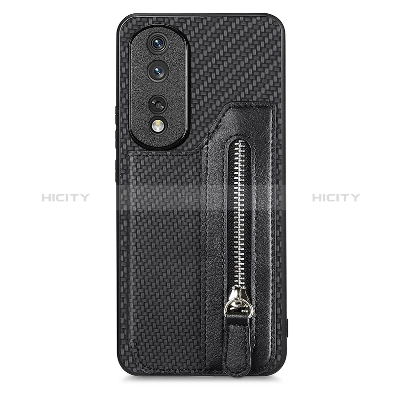 Coque Ultra Fine Silicone Souple Housse Etui avec Aimante Magnetique S06D pour Huawei Honor 80 Pro Flat 5G Plus