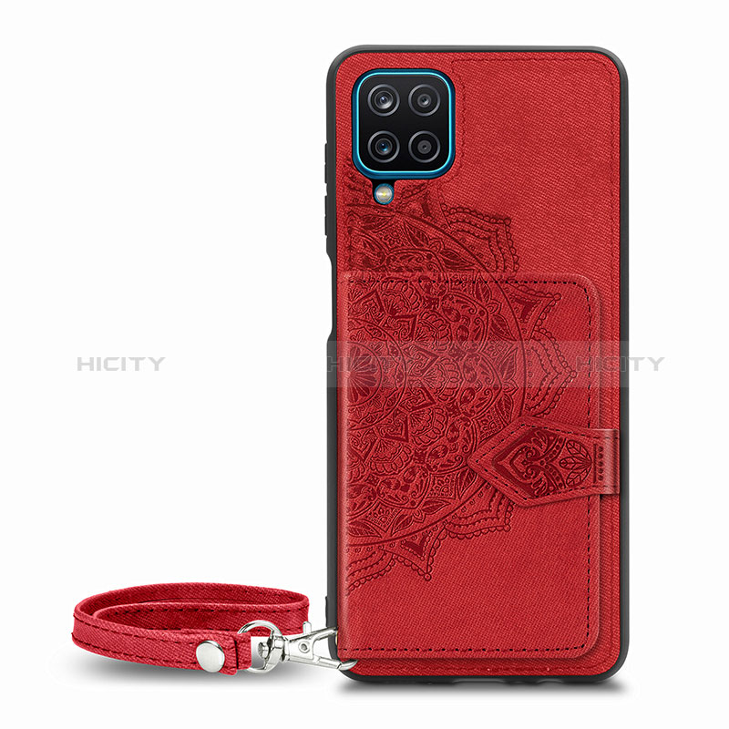 Coque Ultra Fine Silicone Souple Housse Etui avec Aimante Magnetique S06D pour Samsung Galaxy M12 Plus