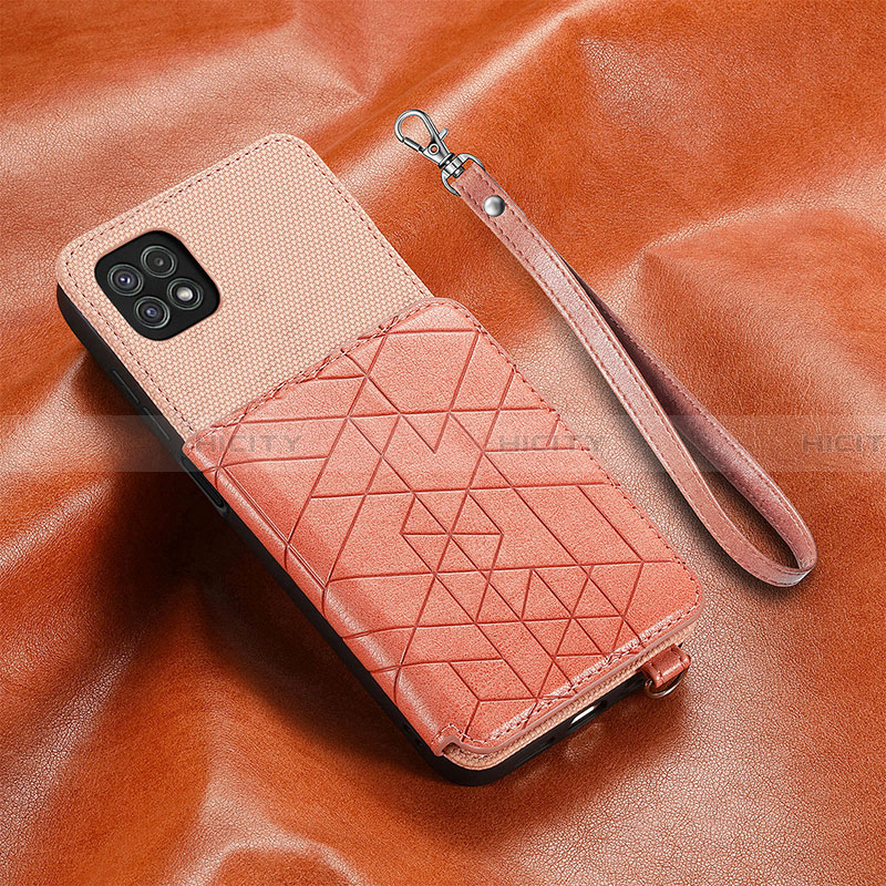 Coque Ultra Fine Silicone Souple Housse Etui avec Aimante Magnetique S07D pour Samsung Galaxy A22 5G Plus