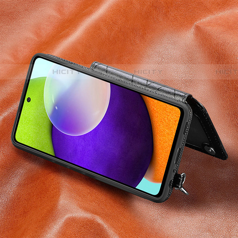 Coque Ultra Fine Silicone Souple Housse Etui avec Aimante Magnetique S07D pour Samsung Galaxy A52 5G Plus