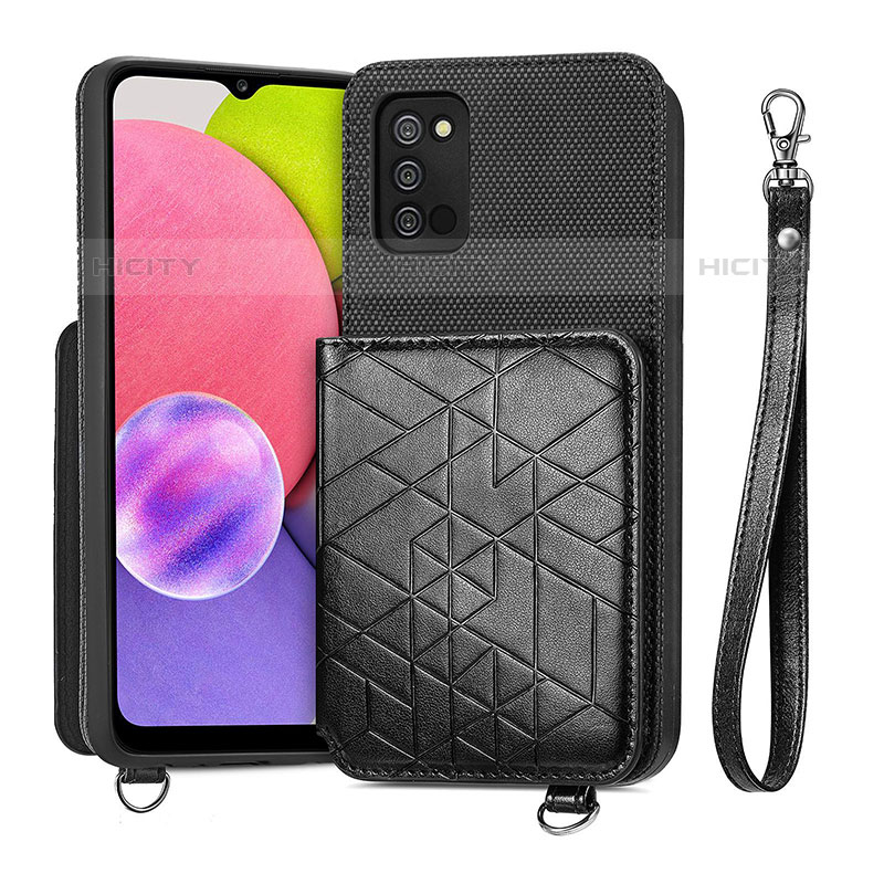 Coque Ultra Fine Silicone Souple Housse Etui avec Aimante Magnetique S07D pour Samsung Galaxy M02s Plus