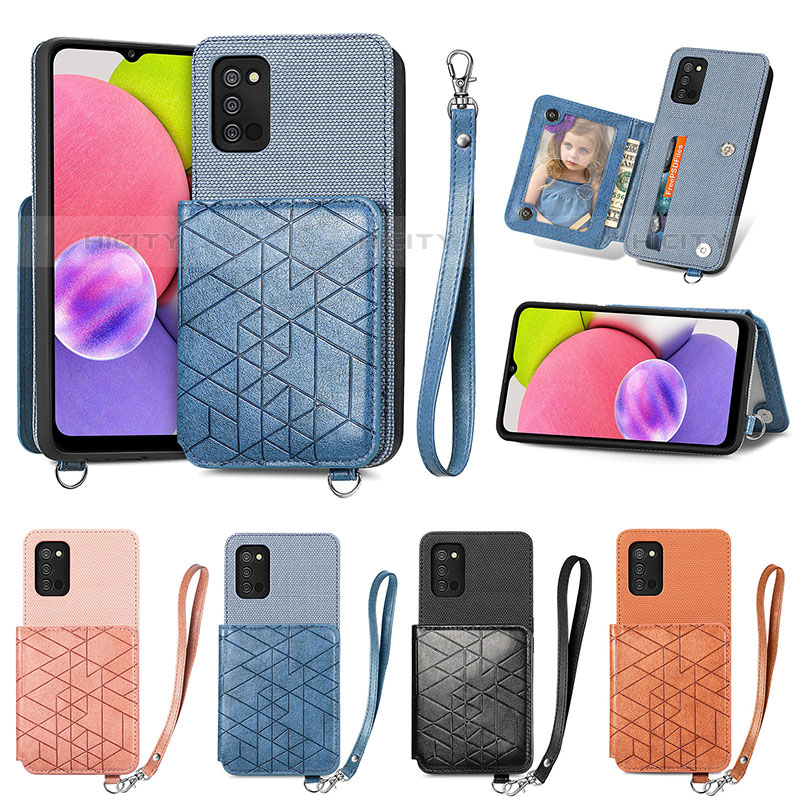 Coque Ultra Fine Silicone Souple Housse Etui avec Aimante Magnetique S07D pour Samsung Galaxy M02s Plus