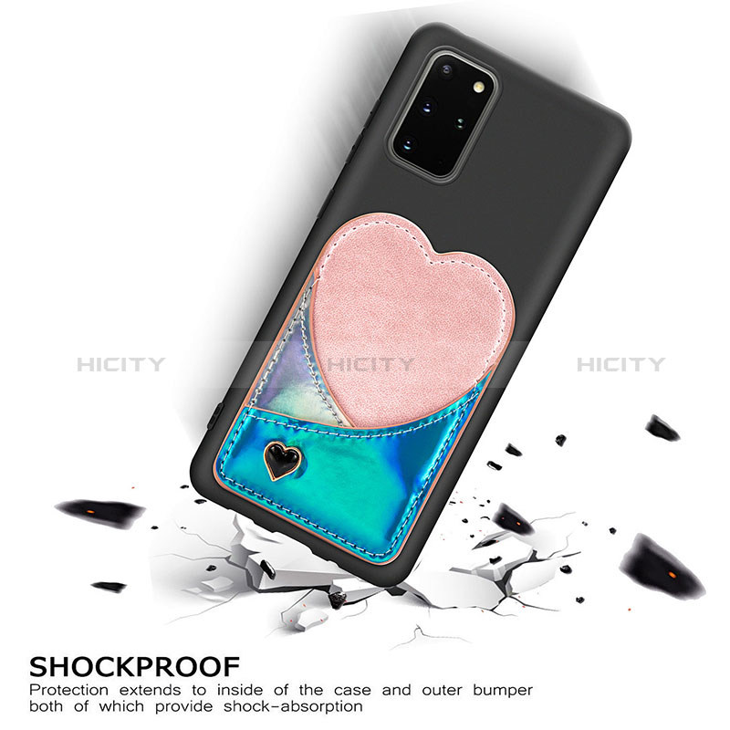 Coque Ultra Fine Silicone Souple Housse Etui avec Aimante Magnetique S07D pour Samsung Galaxy S20 Plus 5G Plus