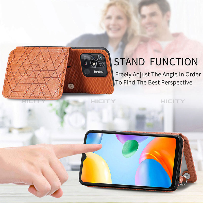 Coque Ultra Fine Silicone Souple Housse Etui avec Aimante Magnetique S07D pour Xiaomi Redmi 10 Power Plus