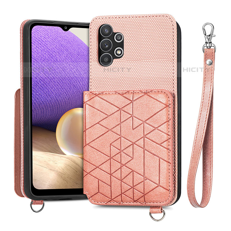 Coque Ultra Fine Silicone Souple Housse Etui avec Aimante Magnetique S08D pour Samsung Galaxy M32 5G Plus