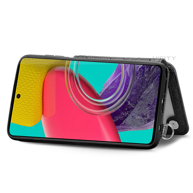 Coque Ultra Fine Silicone Souple Housse Etui avec Aimante Magnetique S08D pour Samsung Galaxy M53 5G Plus