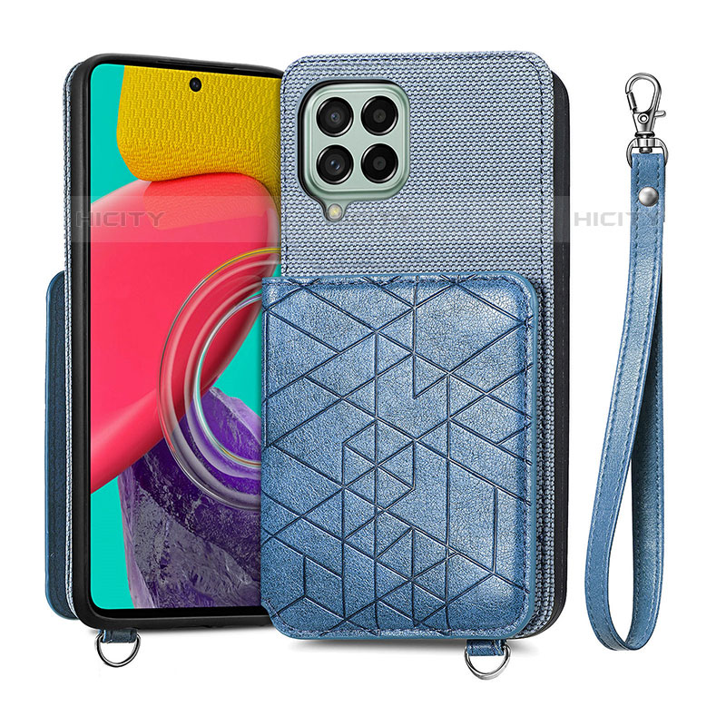 Coque Ultra Fine Silicone Souple Housse Etui avec Aimante Magnetique S08D pour Samsung Galaxy M53 5G Plus