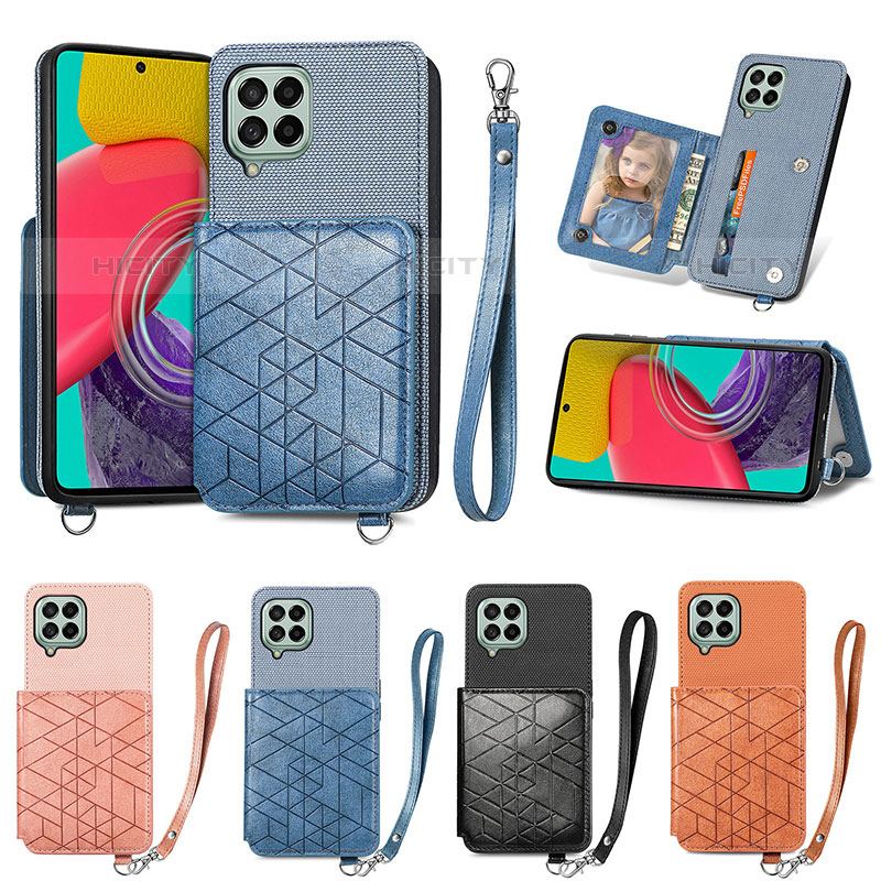 Coque Ultra Fine Silicone Souple Housse Etui avec Aimante Magnetique S08D pour Samsung Galaxy M53 5G Plus