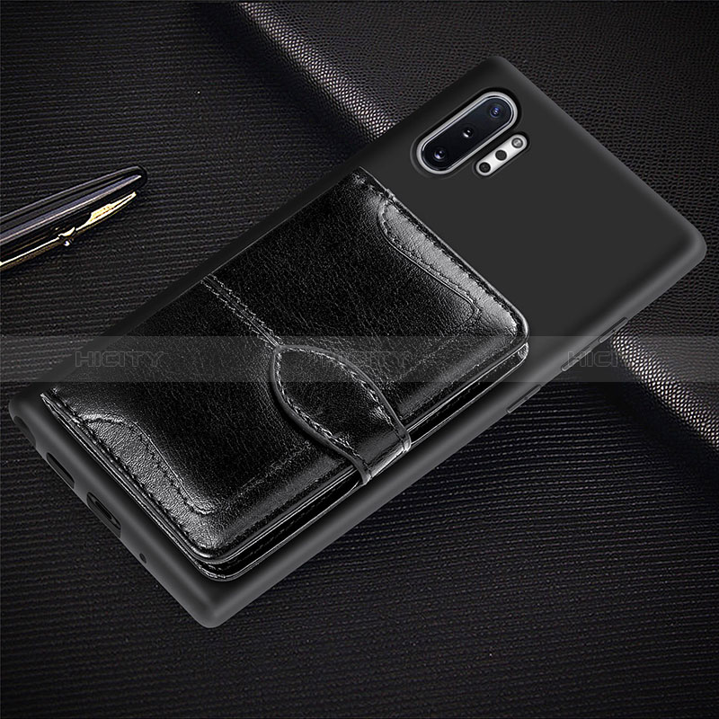 Coque Ultra Fine Silicone Souple Housse Etui avec Aimante Magnetique S08D pour Samsung Galaxy Note 10 Plus 5G Plus