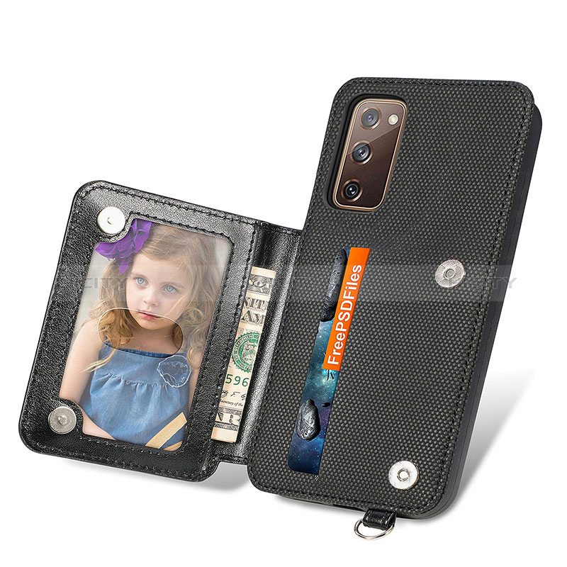 Coque Ultra Fine Silicone Souple Housse Etui avec Aimante Magnetique S08D pour Samsung Galaxy S20 FE 4G Plus