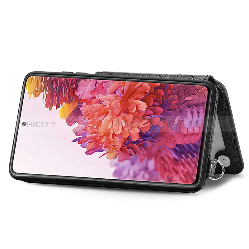 Coque Ultra Fine Silicone Souple Housse Etui avec Aimante Magnetique S08D pour Samsung Galaxy S20 FE 4G Plus