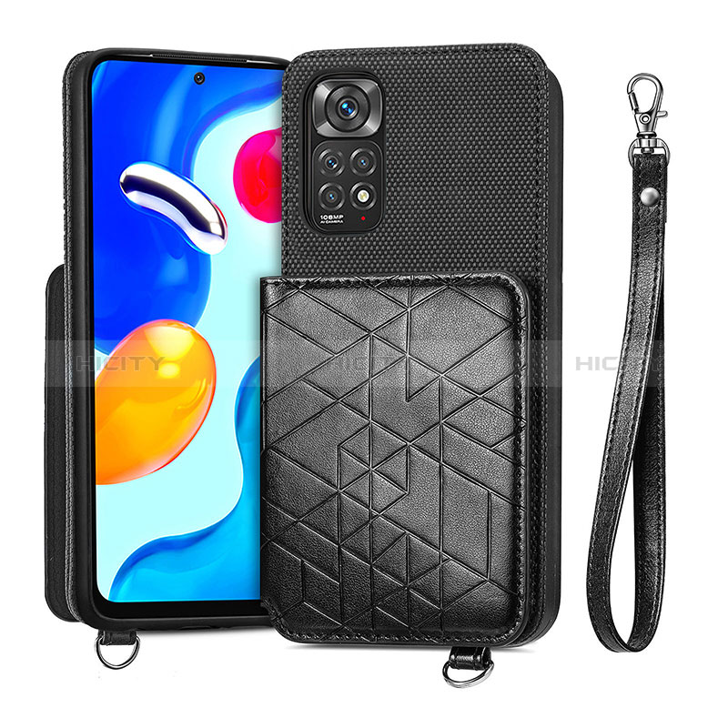 Coque Ultra Fine Silicone Souple Housse Etui avec Aimante Magnetique S08D pour Xiaomi Redmi Note 11S 4G Plus