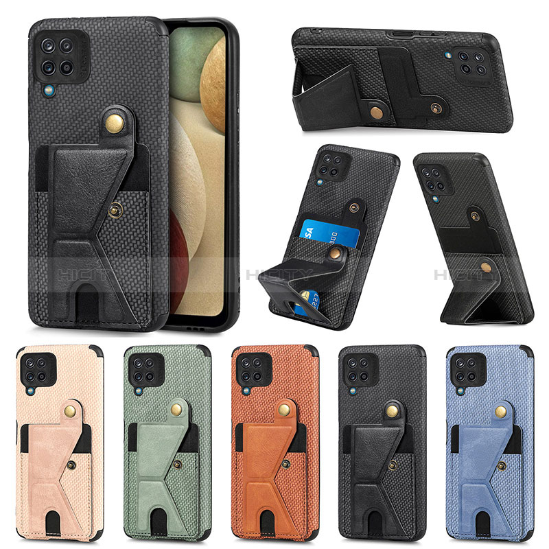 Coque Ultra Fine Silicone Souple Housse Etui avec Aimante Magnetique S09D pour Samsung Galaxy A12 Nacho Plus