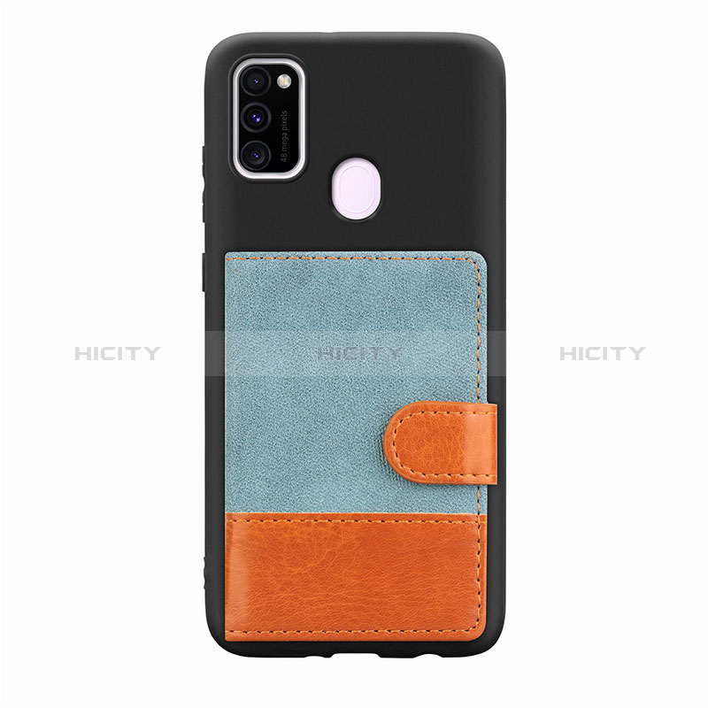 Coque Ultra Fine Silicone Souple Housse Etui avec Aimante Magnetique S09D pour Samsung Galaxy M30s Plus