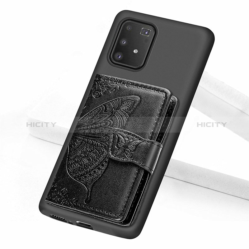 Coque Ultra Fine Silicone Souple Housse Etui avec Aimante Magnetique S09D pour Samsung Galaxy M80S Plus